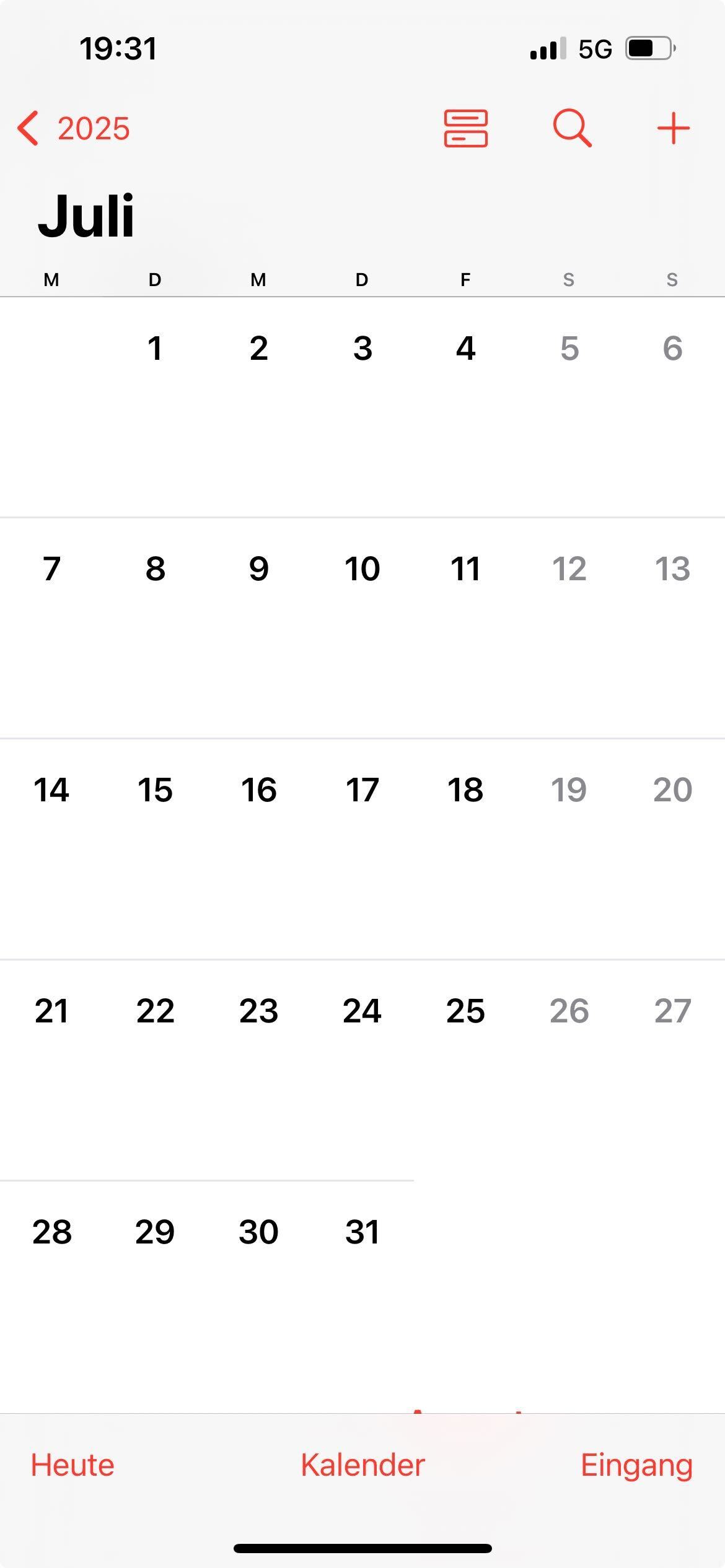 calendar app